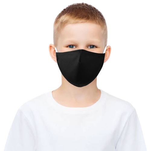 color black 3D Mouth Mask with Drawstring (60 Filters Included) (Model M04) (Non-medical Products)