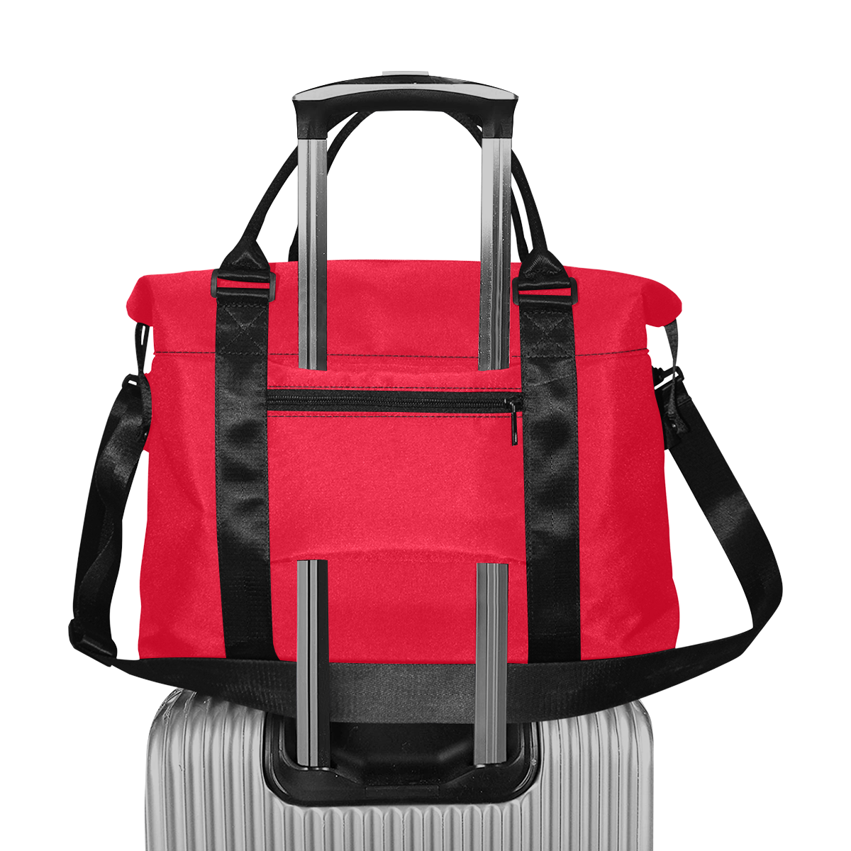 color Spanish red Large Capacity Duffle Bag (Model 1715)