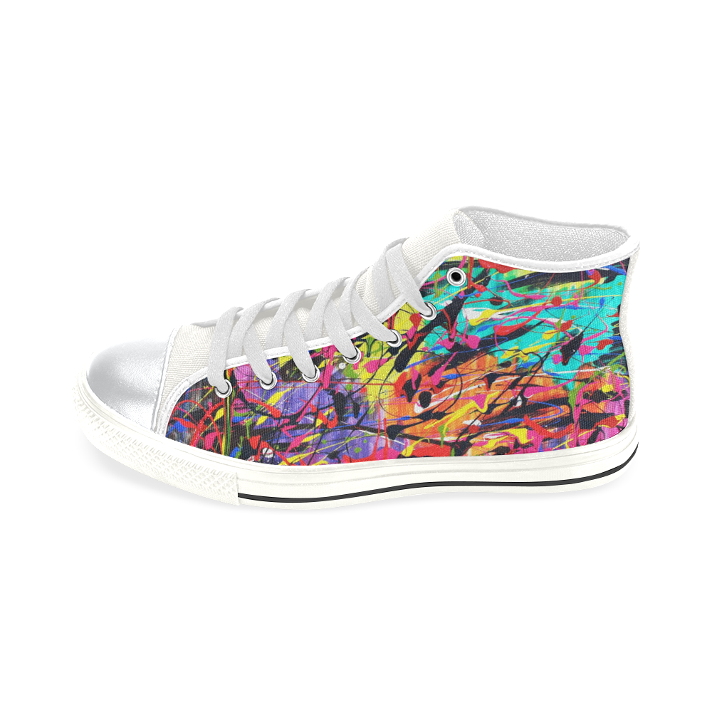 Chaos High Top Canvas Shoes for Kid (Model 017)