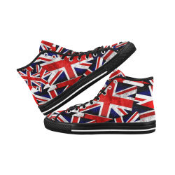 Union Jack British UK Flag Vancouver H Women's Canvas Shoes (1013-1)