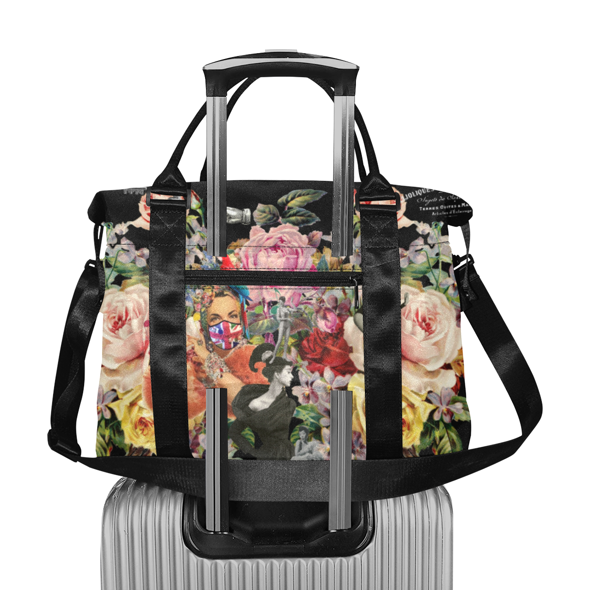 Nuit des Roses 2020 Large Capacity Duffle Bag (Model 1715)