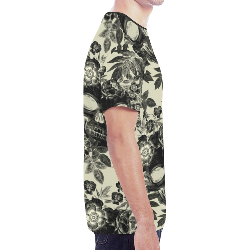 Woke Skulls Rave Festival 866 New All Over Print T-shirt for Men (Model T45)