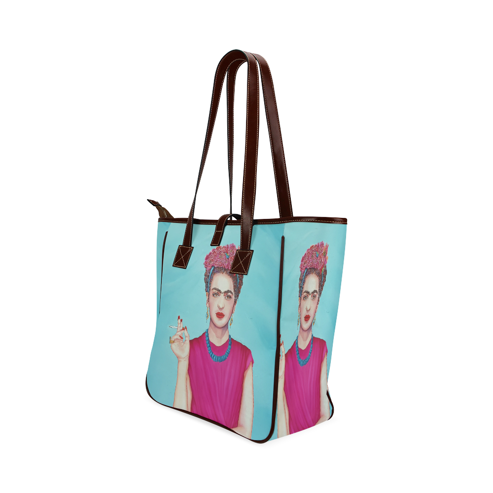 FRIDA IN THE PINK Classic Tote Bag (Model 1644)