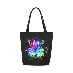 Colorful owl Canvas Tote Bag (Model 1657)