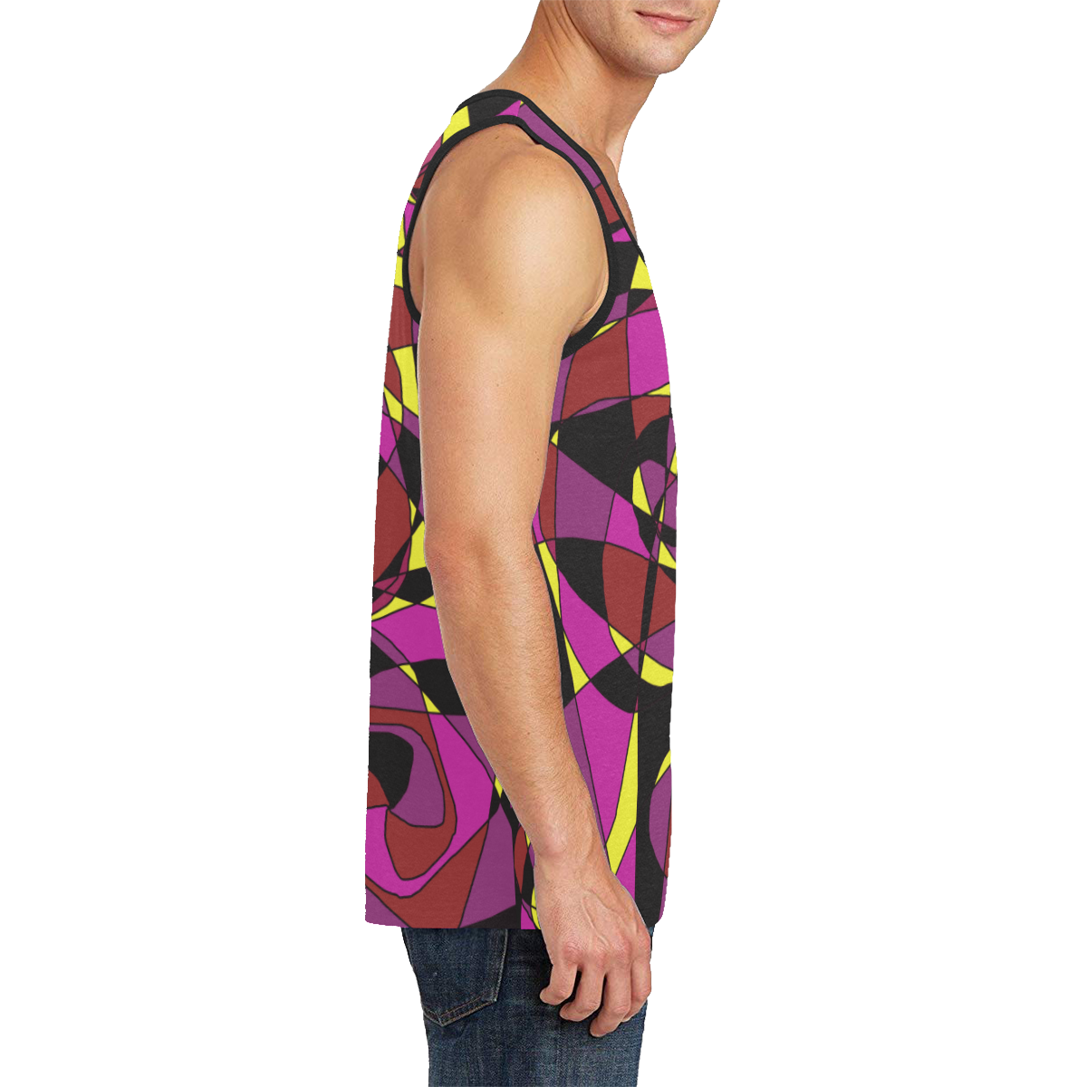 Multicolor Abstract Design S2020 Men's All Over Print Tank Top (Model T57)