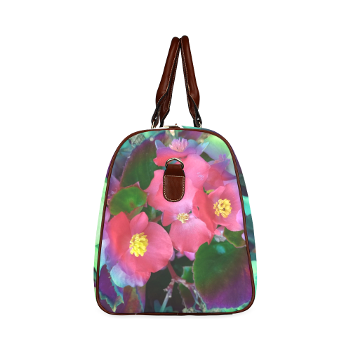 Pink3 Waterproof Travel Bag/Small (Model 1639)