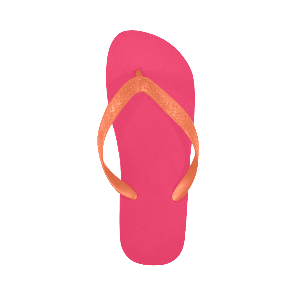 neon-slippers pink-98  by annabellerockz Flip Flops for Men/Women (Model 040)