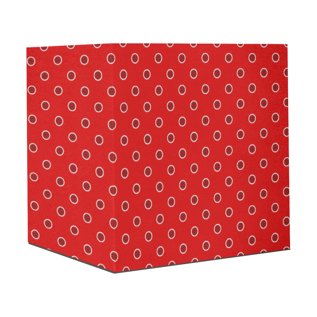 Red Polka Dots on Red Gift Wrapping Paper 58"x 23" (3 Rolls)