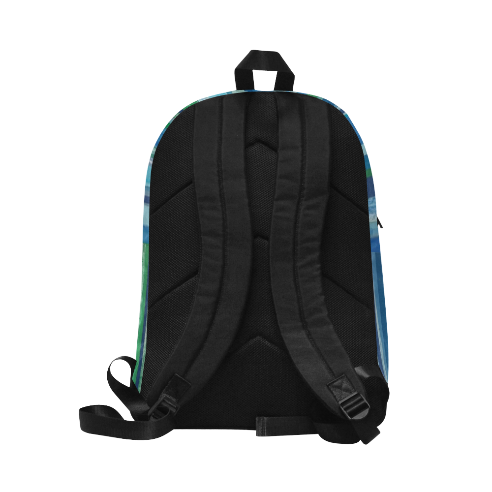 painted stripe Unisex Classic Backpack (Model 1673)