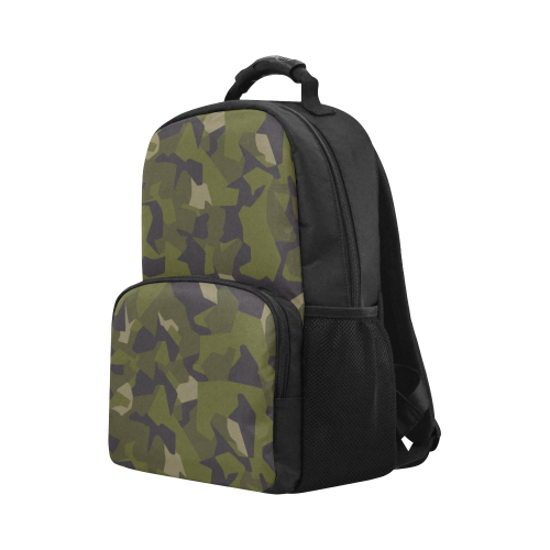 Swedish M90 woodland camouflage Unisex Laptop Backpack (Model 1663)