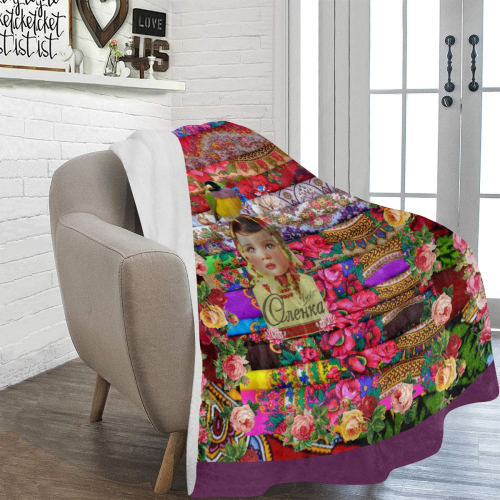 Flower Child Ultra-Soft Micro Fleece Blanket 60"x80"