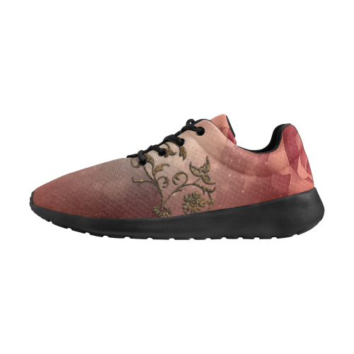Wonderful roses with floral elements Men's Athletic Shoes (Model 0200)