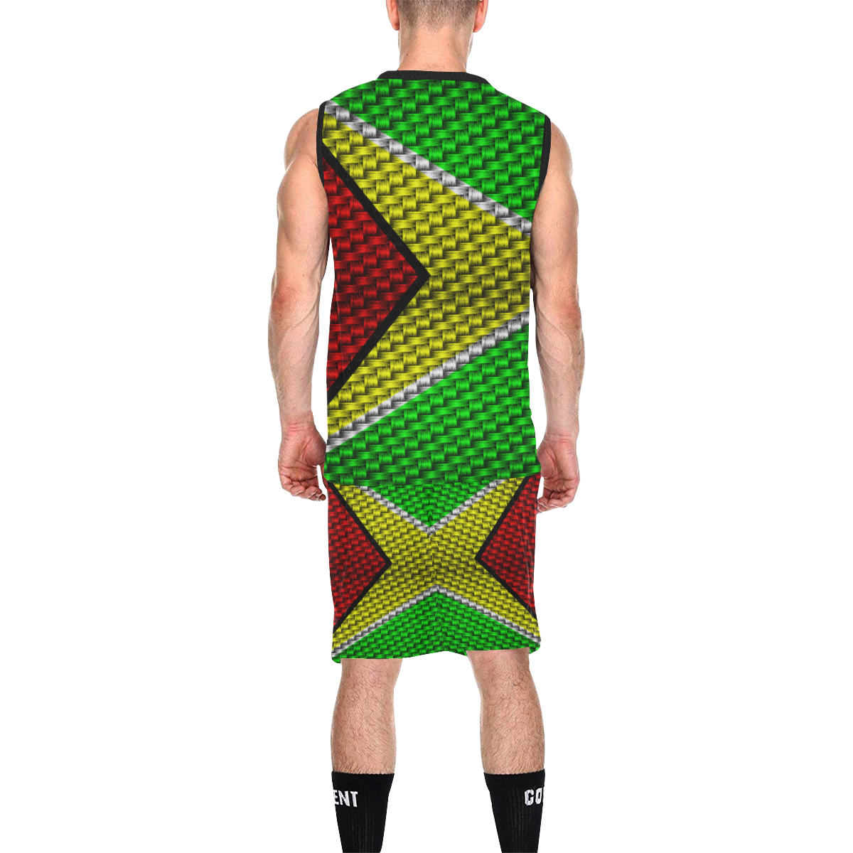 GUYANA All Over Print Basketball Uniform