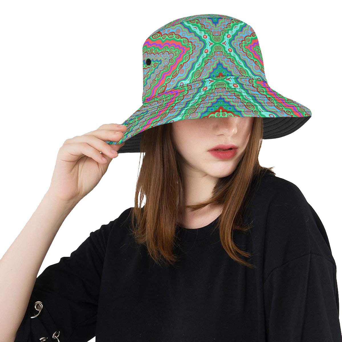 Indian pattern All Over Print Bucket Hat