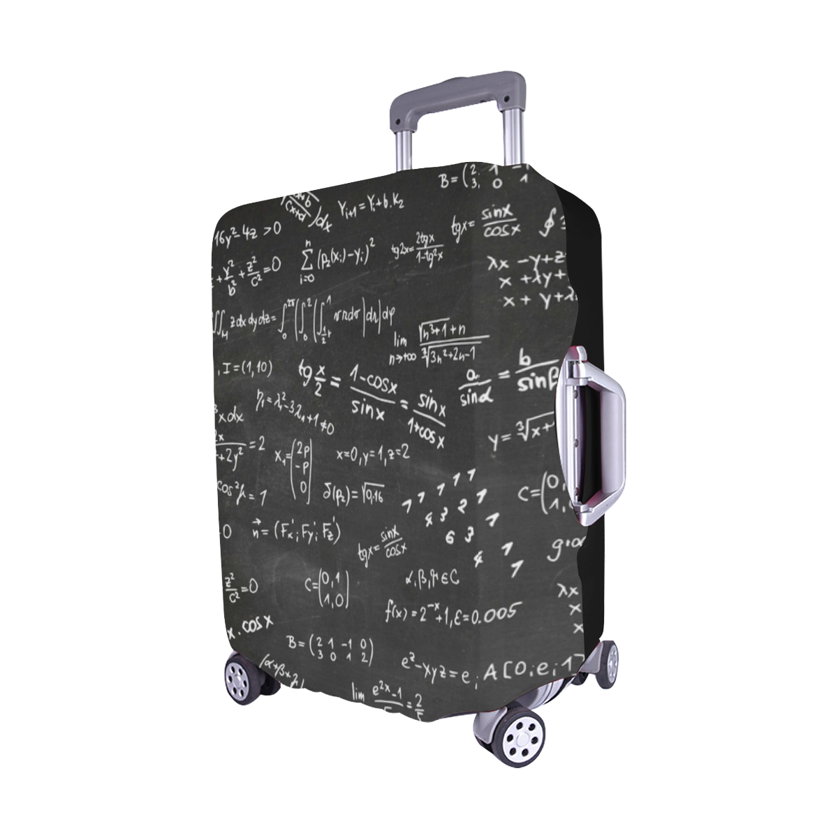 Mathematics Formulas Equations Numbers Luggage Cover/Medium 22"-25"