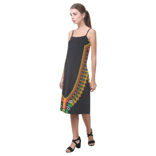 Cashmere Womans Small Strap Kongo Black 550x550,12x16,1, Alcestis Slip Dress (Model D05)