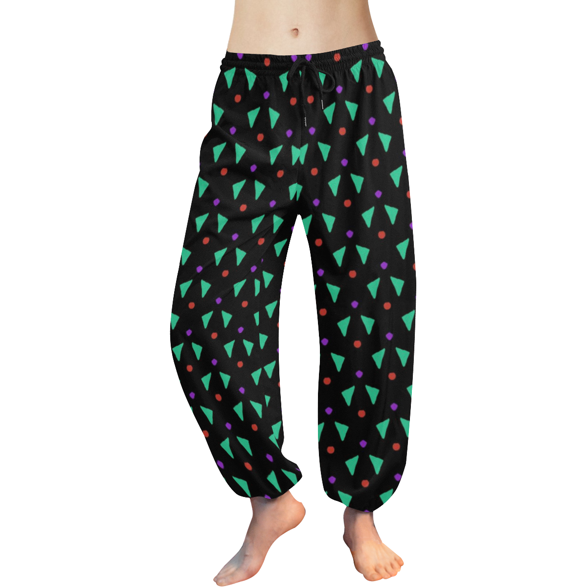 Funny Doodle Pattern 2B by JamColors Women's All Over Print Harem Pants (Model L18)