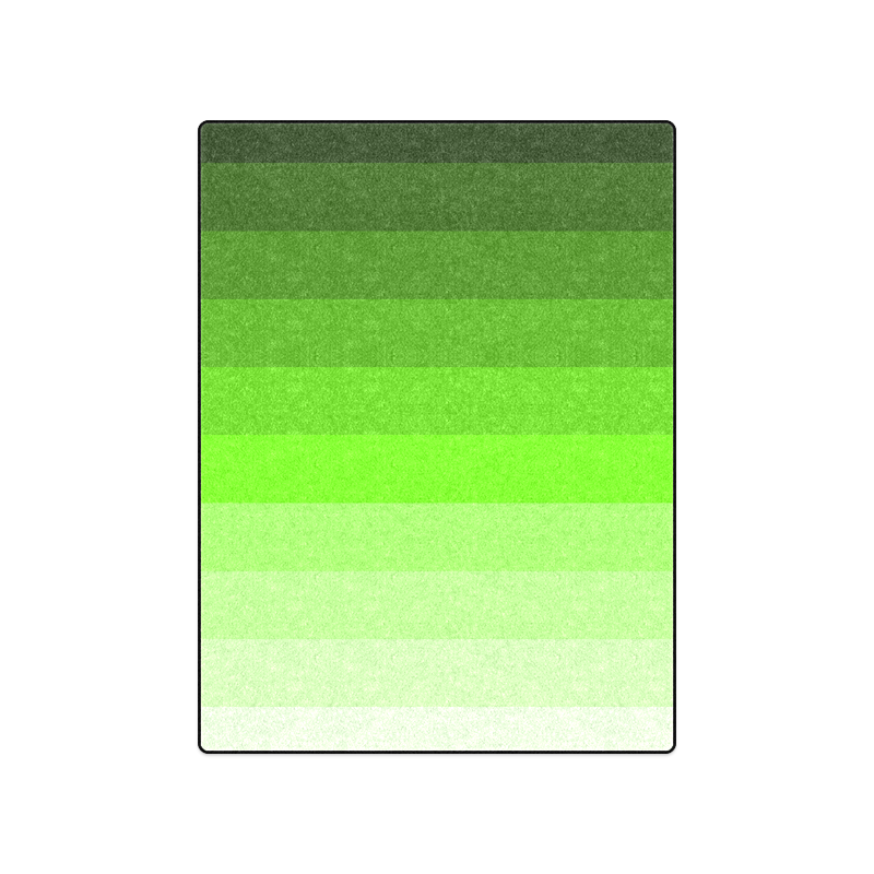Green stripes Blanket 50"x60"