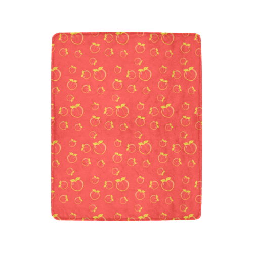 Peach Ultra-Soft Micro Fleece Blanket 40"x50"