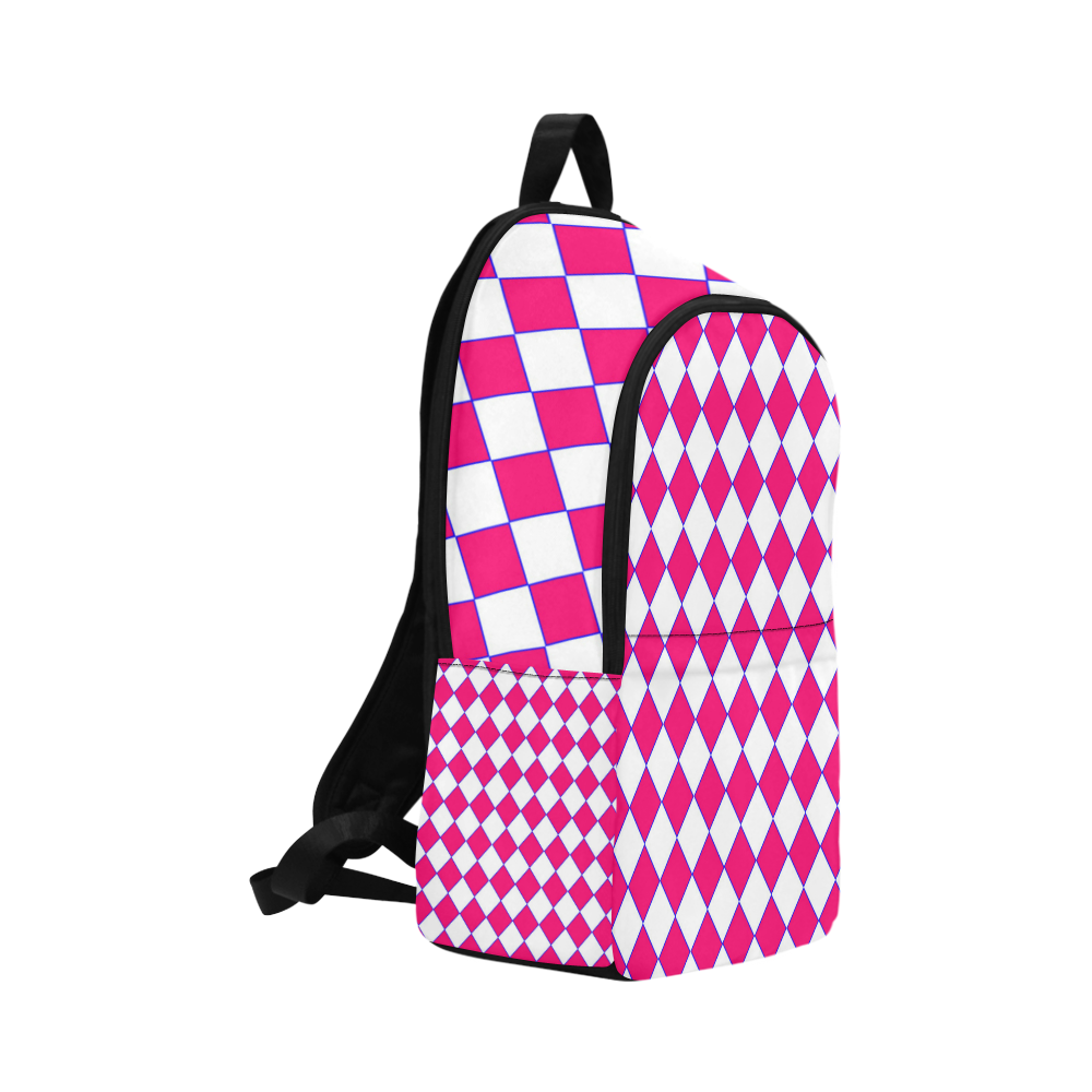 checkerszzbackpack Fabric Backpack for Adult (Model 1659)