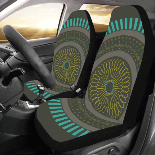 circle zen mandalas Car Seat Covers (Set of 2)