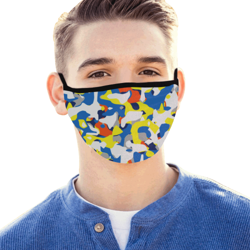 POP ART CAMOUFLAGE 2 Mouth Mask