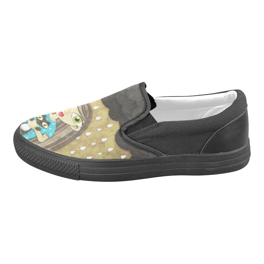 We Love Rain Slip-on Canvas Shoes for Kid (Model 019)