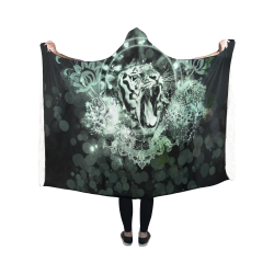 Amazing tigers Hooded Blanket 50''x40''