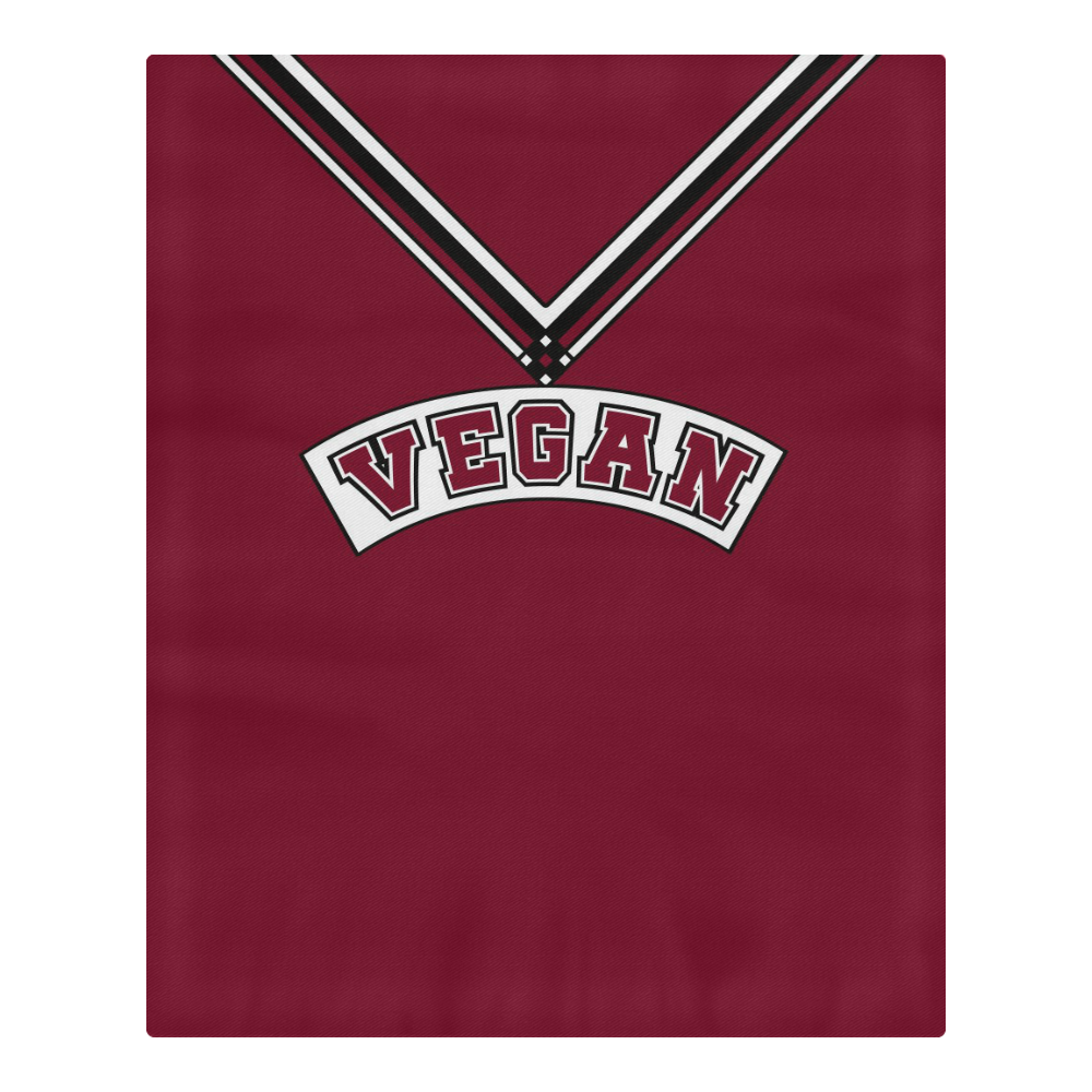 Vegan Cheerleader 3-Piece Bedding Set