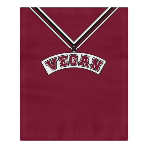 Vegan Cheerleader 3-Piece Bedding Set