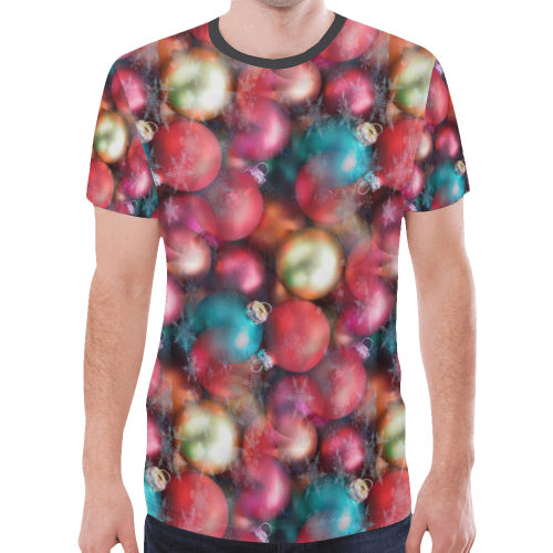 Christmas Balls by Artdream New All Over Print T-shirt for Men (Model T45)