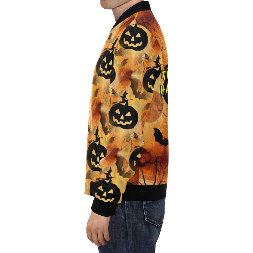 Halloween by Nico Bielow All Over Print Bomber Jacket for Men (Model H19)