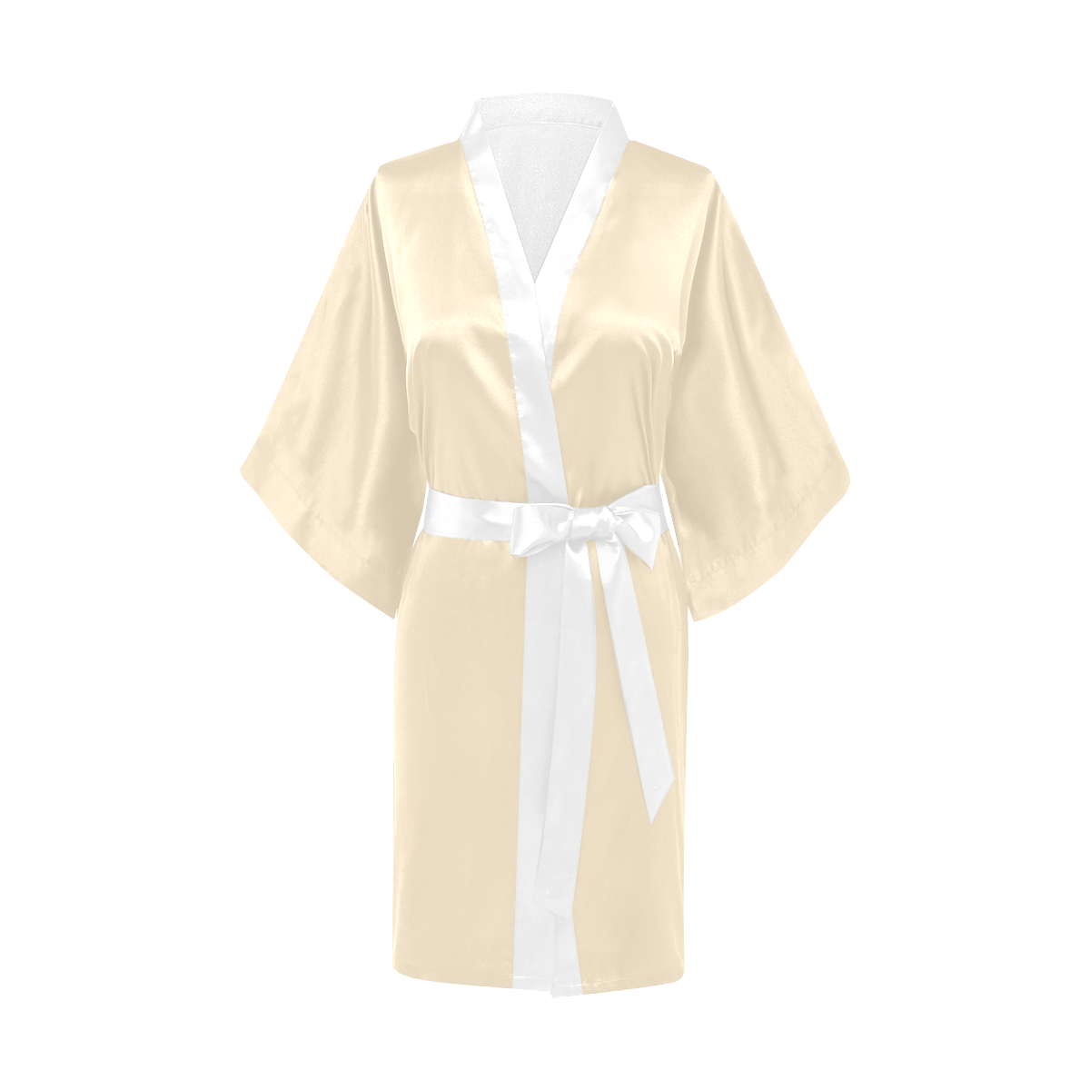 color blanched almond Kimono Robe