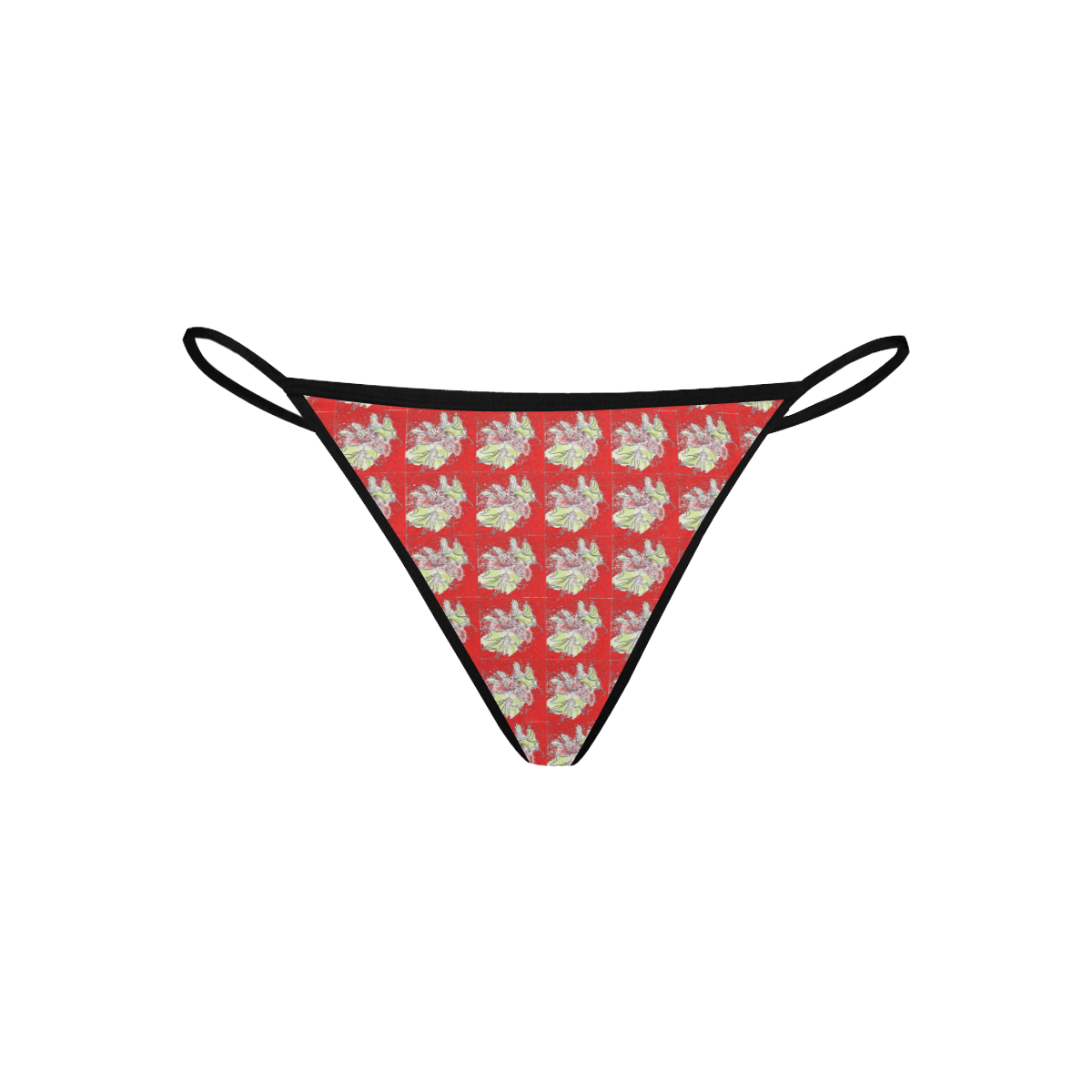 Red Christmas Pattern G String Women's All Over Print G-String Panties (Model L35)