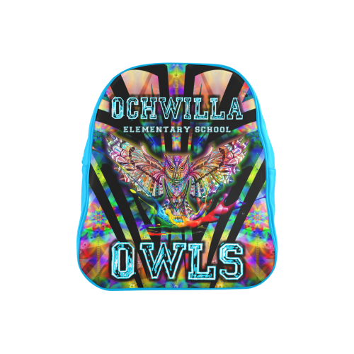 Ochwilla Elementary School Owls by TheONE Savior @ IMpossABLE Endeavors School Backpack (Model 1601)(Small)