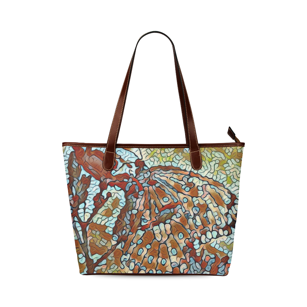 No Rocks Butterfly Shoulder Tote Bag (Model 1646)