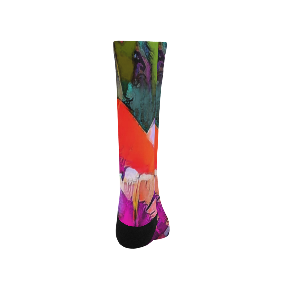 tulip garden 1d Trouser Socks