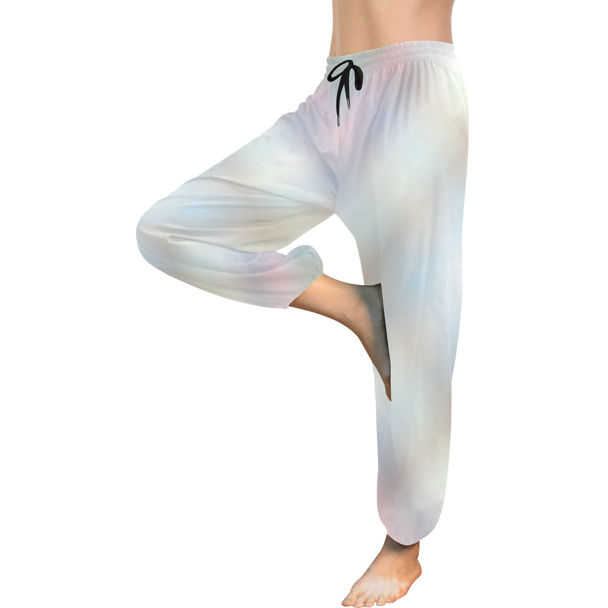 Soft Pastels Tartan Plaid Women's All Over Print Harem Pants (Model L18)