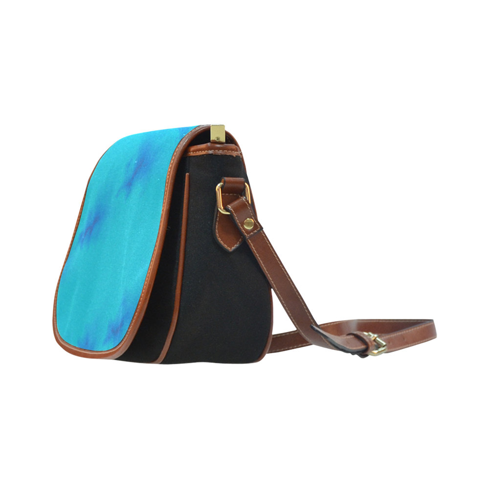 Stain Saddle Bag/Small (Model 1649)(Flap Customization)
