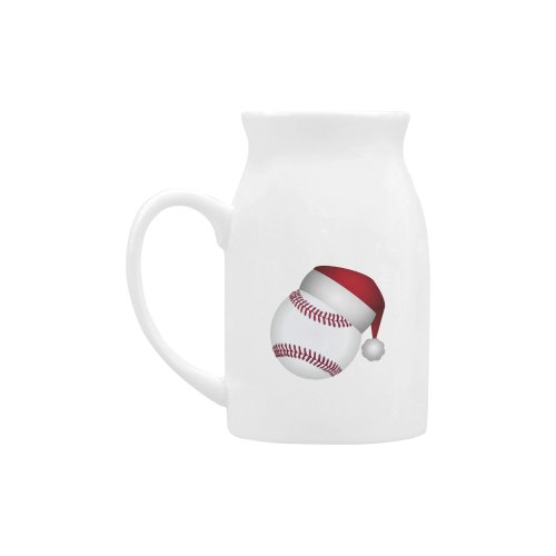 Santa Hat Baseball Christmas Milk Cup (Large) 450ml