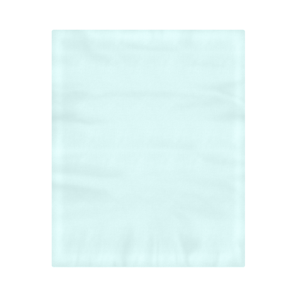 color light cyan Duvet Cover 86"x70" ( All-over-print)