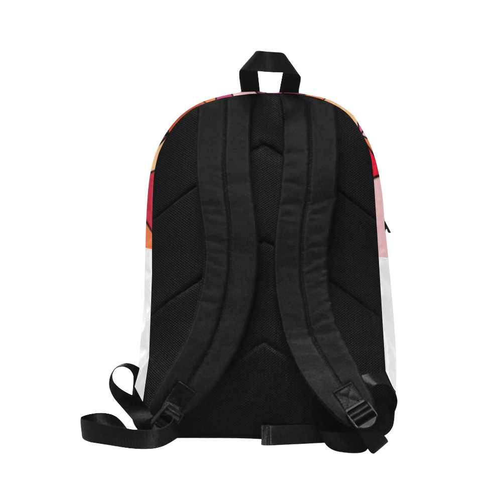 RED HEART WIREFRAME Unisex Classic Backpack (Model 1673)