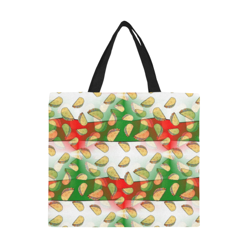 Taco by Artdream All Over Print Canvas Tote Bag/Large (Model 1699)