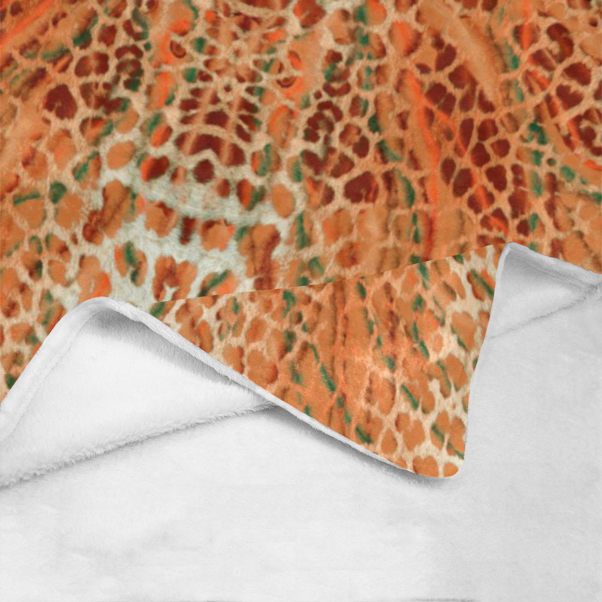 leopard 12 brown Ultra-Soft Micro Fleece Blanket 50"x60"