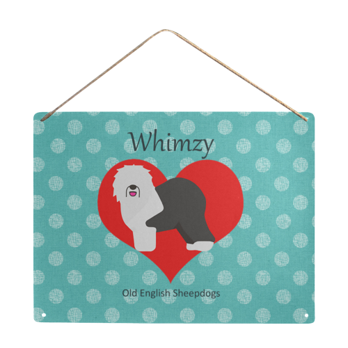 Whimzy1a Metal Tin Sign 16"x12"