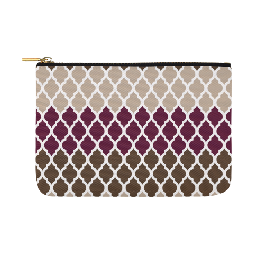 stripe lace pattern Carry-All Pouch 12.5''x8.5''