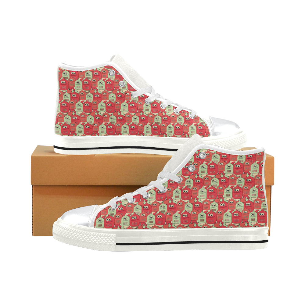 38kd High Top Canvas Shoes for Kid (Model 017)