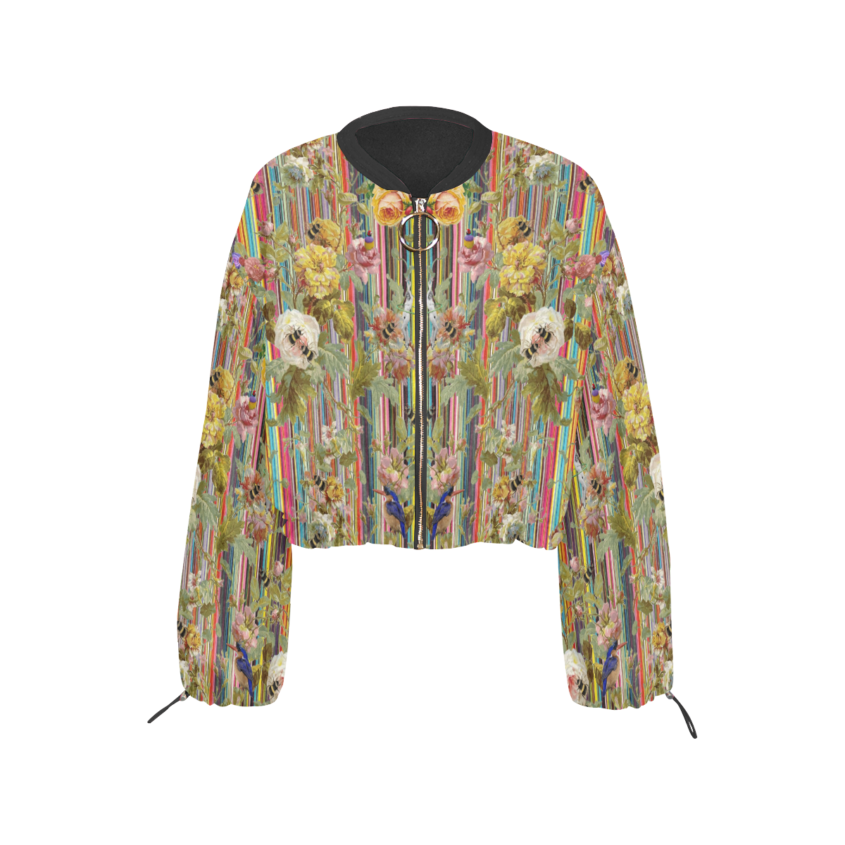 Summertime Cropped Chiffon Jacket for Women (Model H30)