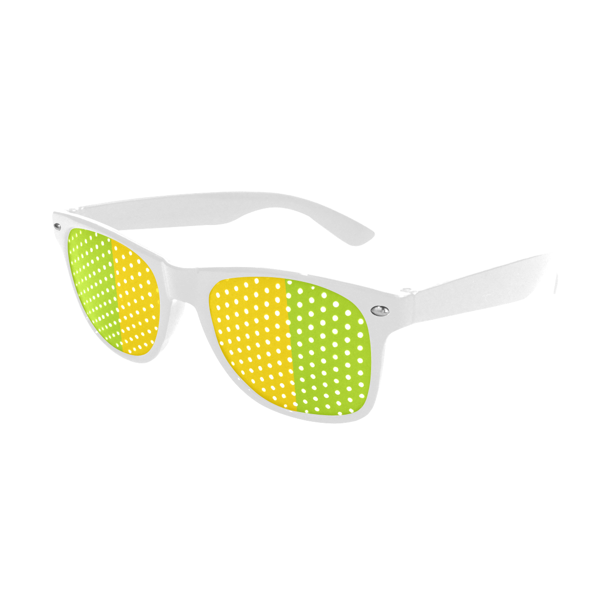 Only two Colors: Sun Yellow - Spring Green Custom Goggles (Perforated Lenses)