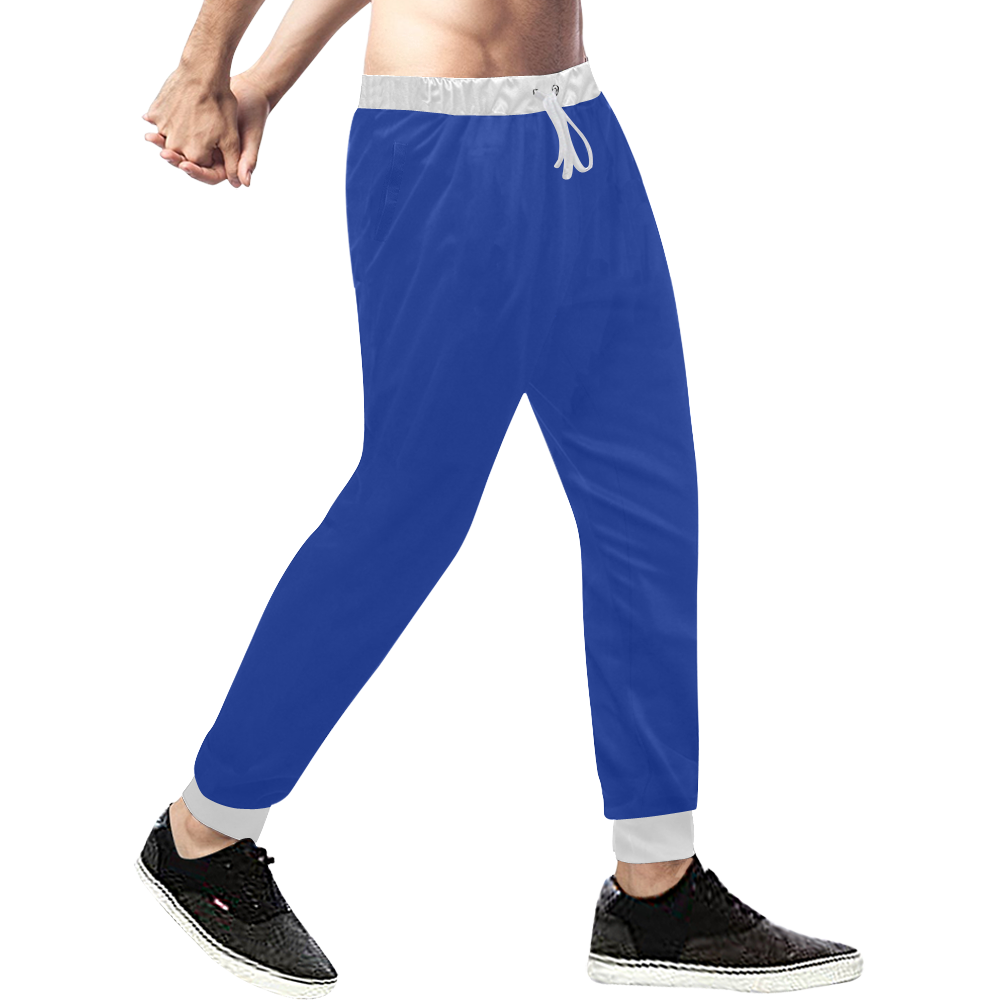 color Egyptian blue Men's All Over Print Sweatpants (Model L11)